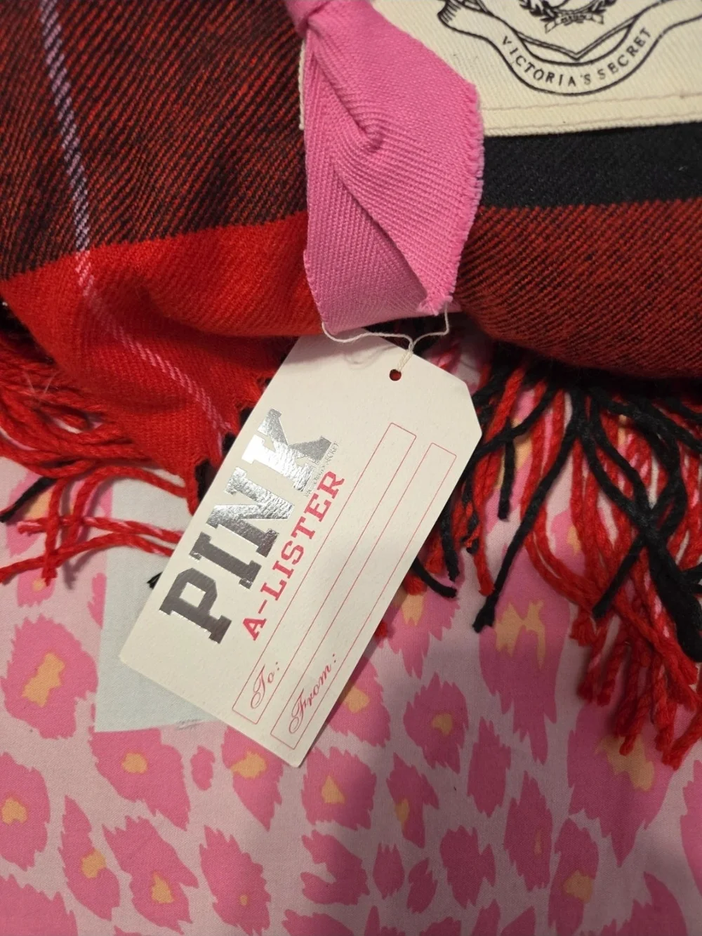 Victoria's Secret PINK VINTAGE RARE NWT BLANKET!